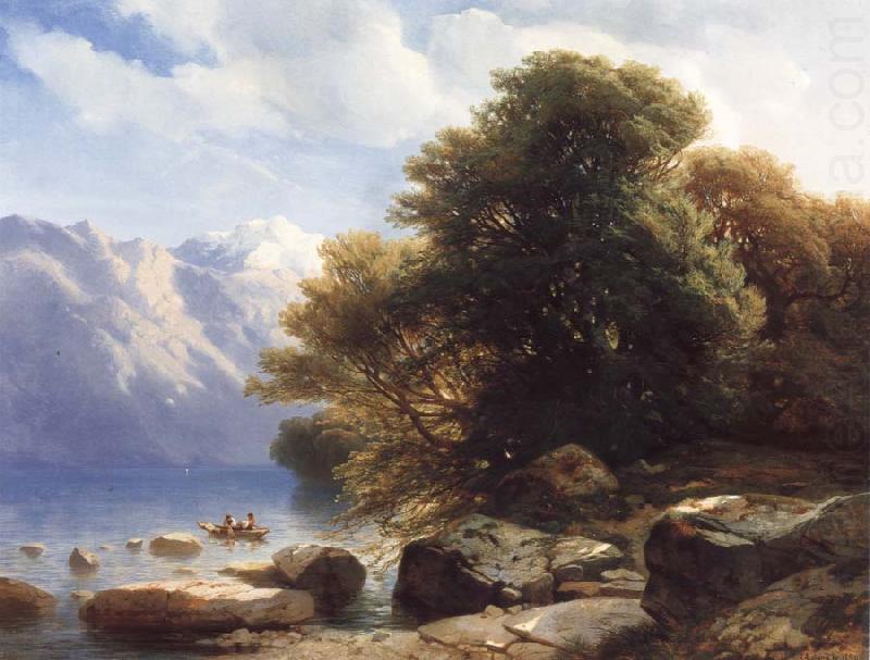 THe Lake of Thun, Alexandre Calame